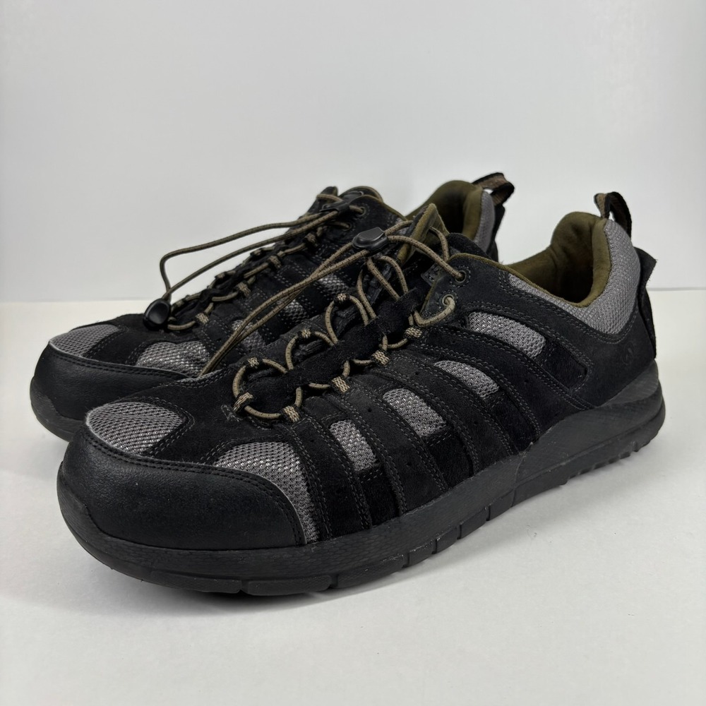 Anodyne No. 44 Trail Walker‎ Men's US 13 Wide Dark Grey Diabetic Hiking Shoes